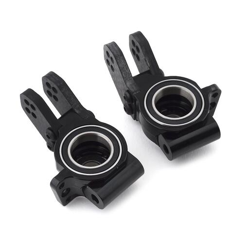 Hot Racing Arrma 6S Aluminum Rear Hubs w/Heavy Duty Bearings (Black) (2)