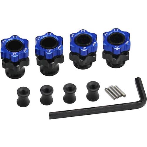 Hot Racing Traxxas Slash 17mm Aluminum Hubs (F+3mm)