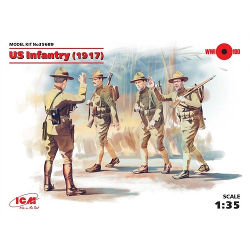 ICM 1:35 Us Infantry (1917) (4)