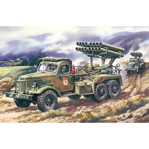 ICM 1:72 Bm-14-16 Rocket Sys On Zil-157Base