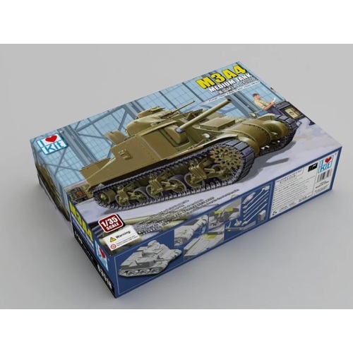 I Love Kit 1/35 M3A4 Medium Tank Plastic Model Kit