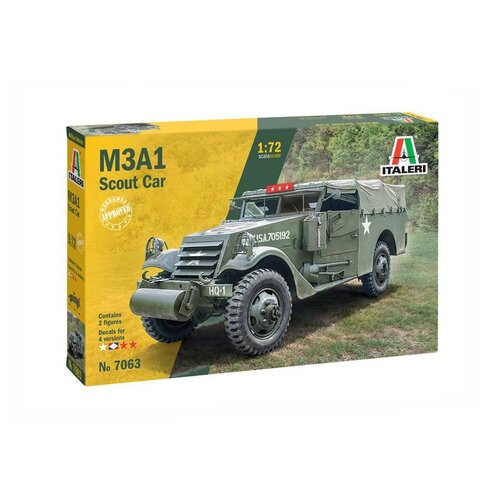 Italeri 1/72 M3A1 Scout Car Plastic Model Kit - ITA-07063