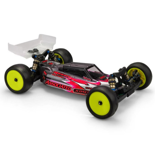 JConcepts RC10 B7/B7D "F2" Body w/Turf & Carpet Wings Clear - JC0614