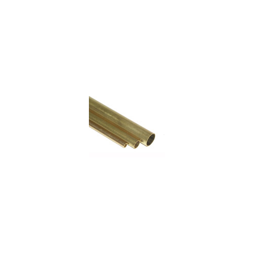 K&S 9852 SQUARE BRASS TUBE  (300MM LENGTHS) 4MMX4MM X .45MM WALL (2 PIECES)