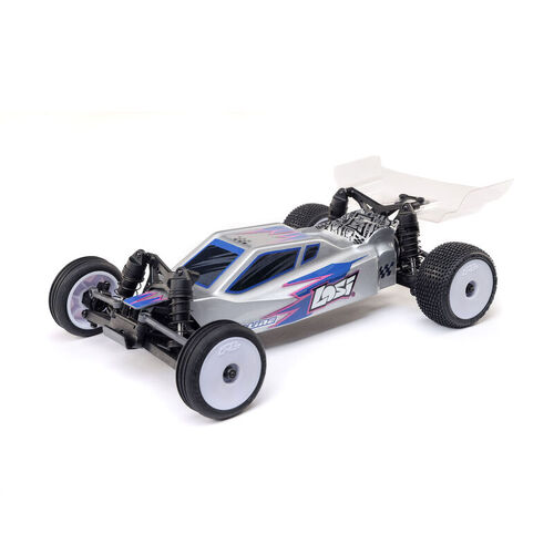 Losi Micro-B 1/24 2WD RC Buggy, RTR, Silver LOS00007T2