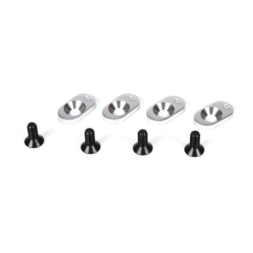 Losi Engine Mount Inserts & Screws, 19T (4)