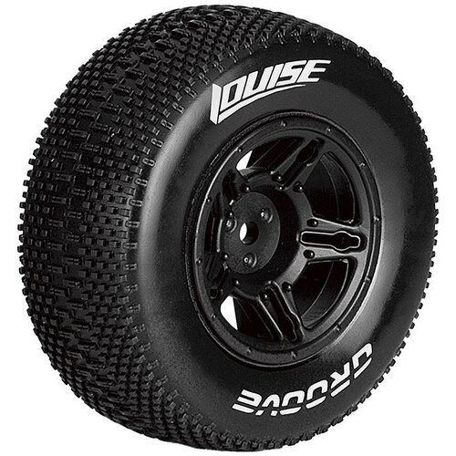 Louise RC Sc-Groove 1/10 Short Course Tires, Soft, 12, 14 & 17Mm Removable