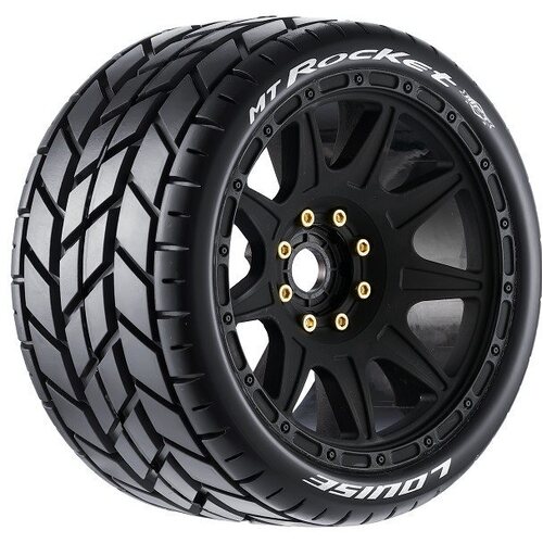 Louise RC Mt-Rocket Speed 1/8 Monster Truck Tires, 0" & 1/2" Offset, 17MM Removable 