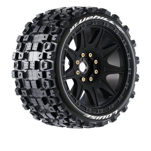 Louise RC Mt-Uphill Speed 1/8 Monster Truck Tires, 0" & 1/2" Offset, 17Mm Removable