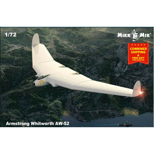 MikroMir 1/72 Armstrong Whitworth AW-52 Plastic Model Kit [72-016 ]