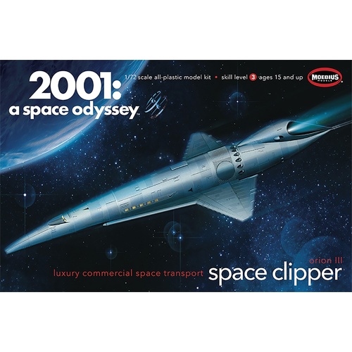 Moebius 29" Long 2001: A Space Odyssey: Space Clipper Orion Plastic Model Kit [2001-11]