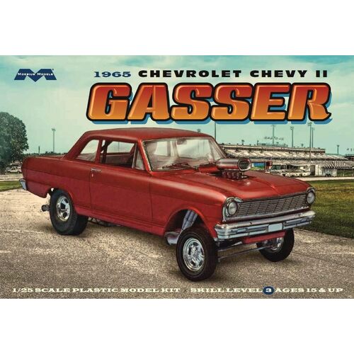 Moebius 1/25 1965 Chevy II Gasser Plastic Model Kit [2324]