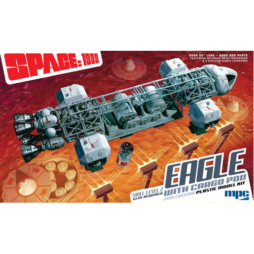 MPC 1/48 Space 1999 22" Eagle with Cargo Pod Plastic Model Kit - MPC990