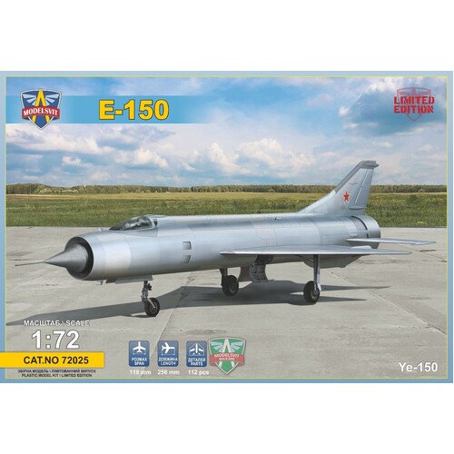 ModelSvit 72025 1/72 Ye-150 Interceptor prototype Plastic Model Kit