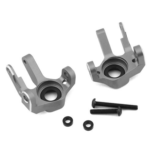 Samix SCX10 II Double Sheer V2 Steering Knuckle (2) (Grey)