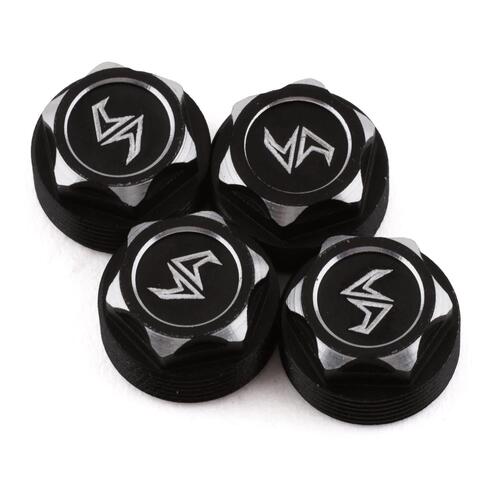 Samix SCX24 Aluminum Scale Wheel Hub (Black) (4)