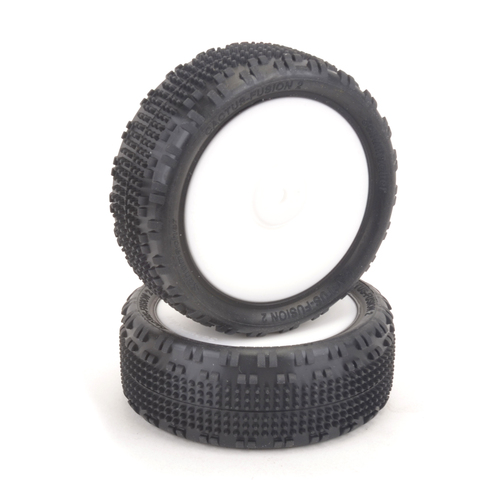 Schumacher Cactus Fusion 2 - 1/10 4WD Tyres Yell-Pre-Glued - SCH-U6898