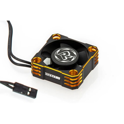 Surpass Gold & Black Aluminium Case 28000RPM High Speed Cooling Fan 30x30x10mm - SUR-360003-12