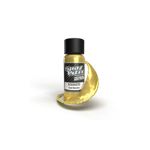 Gold Metallic Airbrush Ready Paint 2oz Bottle - SZX00370