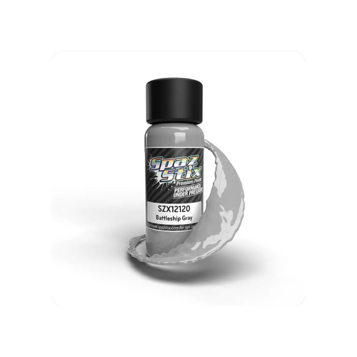 Battleship Gray Airbrush Ready Paint 2oz Bottle - SZX12120