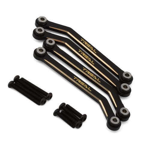 Treal Hobby FCX24 Brass High Clearance Lower Links Set (4p) (17.5g)