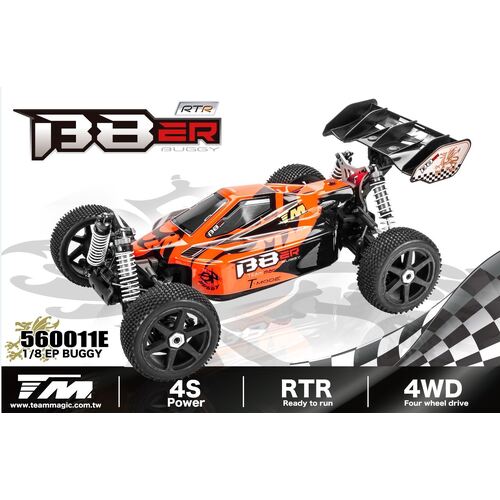 Team Magic B8ER 1/8th Electric Buggy Orange RTR - TM560011E