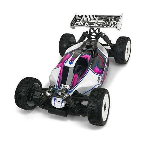 BITTYDESIGN Vision Clear 1/8 Buggy Body Mugen MBX8 Pre-cut