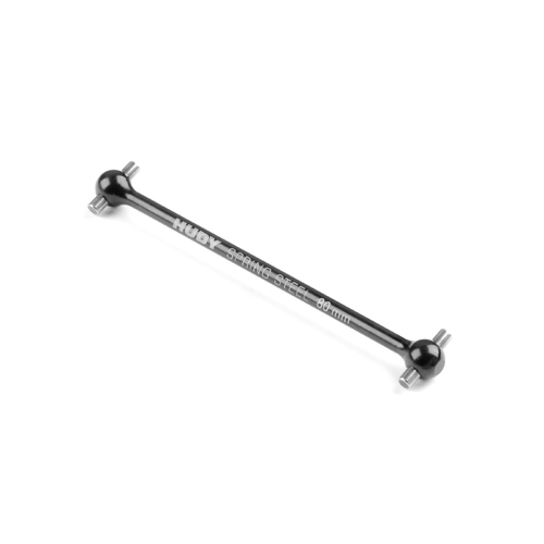 XRAY FRONT CENTRAL DOGBONE DRIVE SHAFT 80MM - HUDY SPRING STEEL™  - XY355434