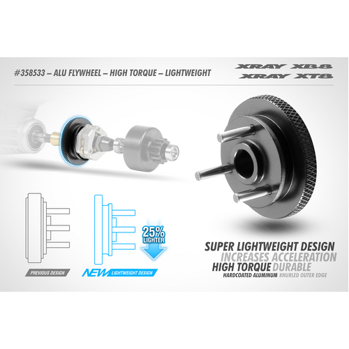 XRAY FLYWHEEL - HIGH TORQUE - LIGHTWEIGHT - XY358533