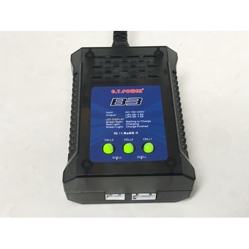 Gt power 2-3 cell lipo charger