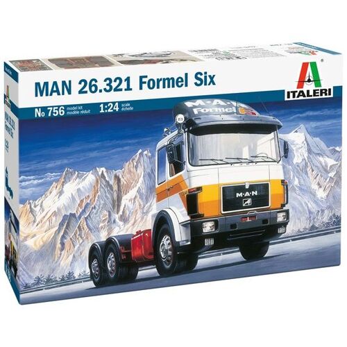 Italeri 0756 1/24 Man 26.321 Formel Six Plastic Model Kit